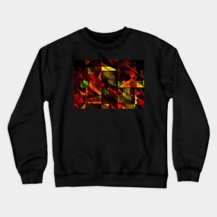 Abstract Quilt Art Design Crewneck Sweatshirt